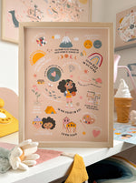 Poster "in mir steckt so viel" natur Affirmationen für Kinder