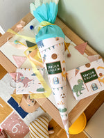 Geschenkpapier zur Einschulung "Dino Kids“