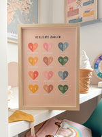 Poster "Verliebte Zahlen"