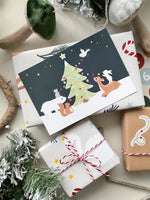 Grußkarte Weihnachten "Winterwald"