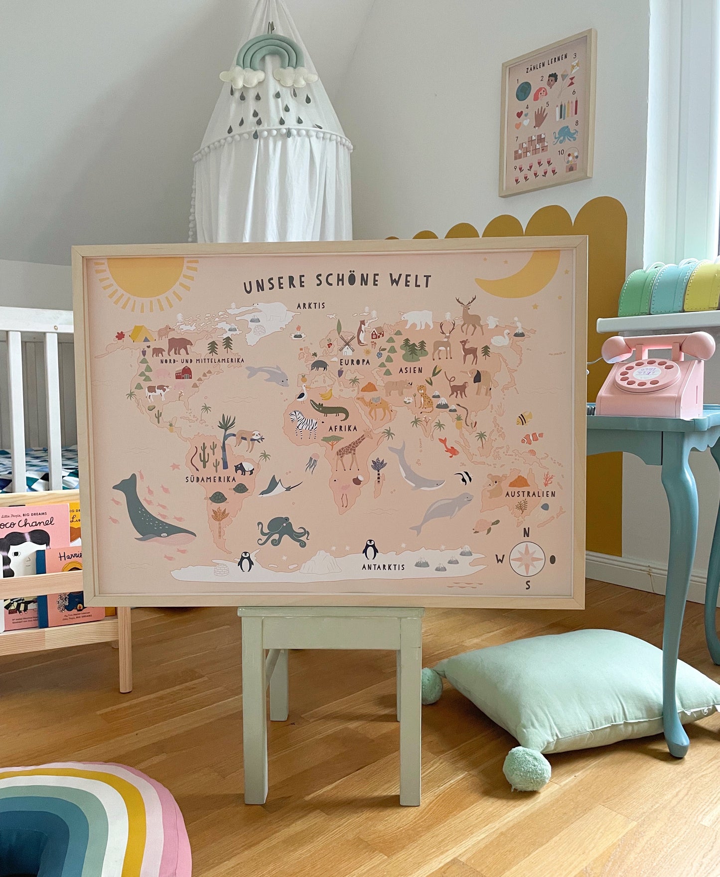 Weltkarte für Kinder