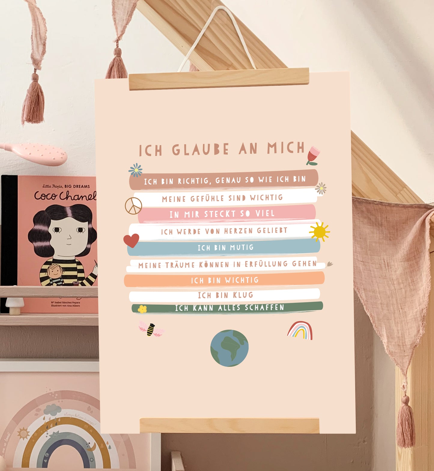 Affirmationsposter für Kinder