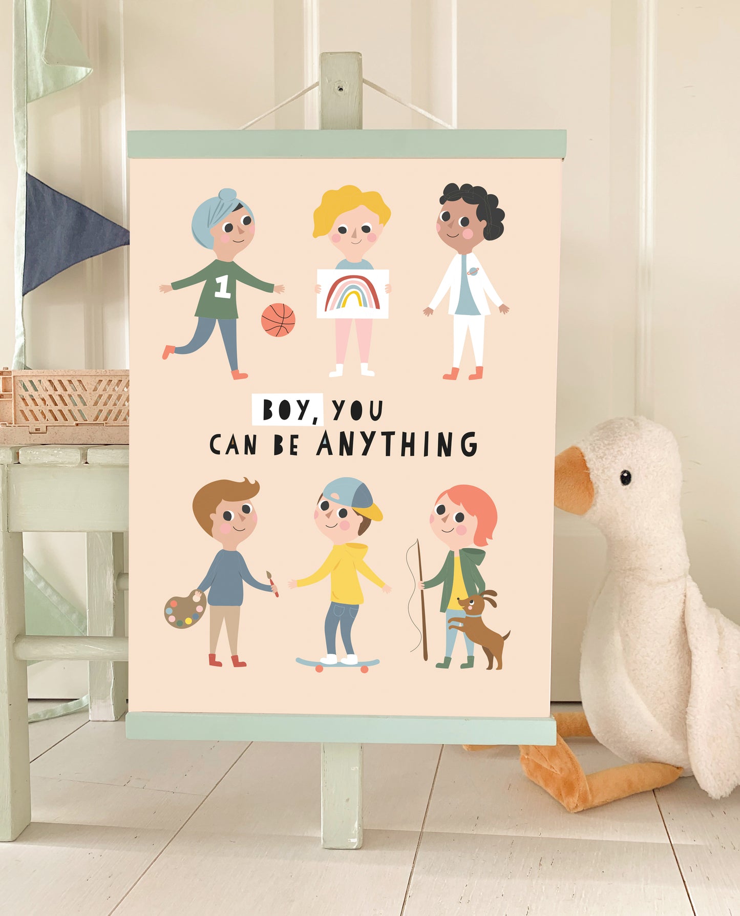 Poster "Boy, you can be anything"