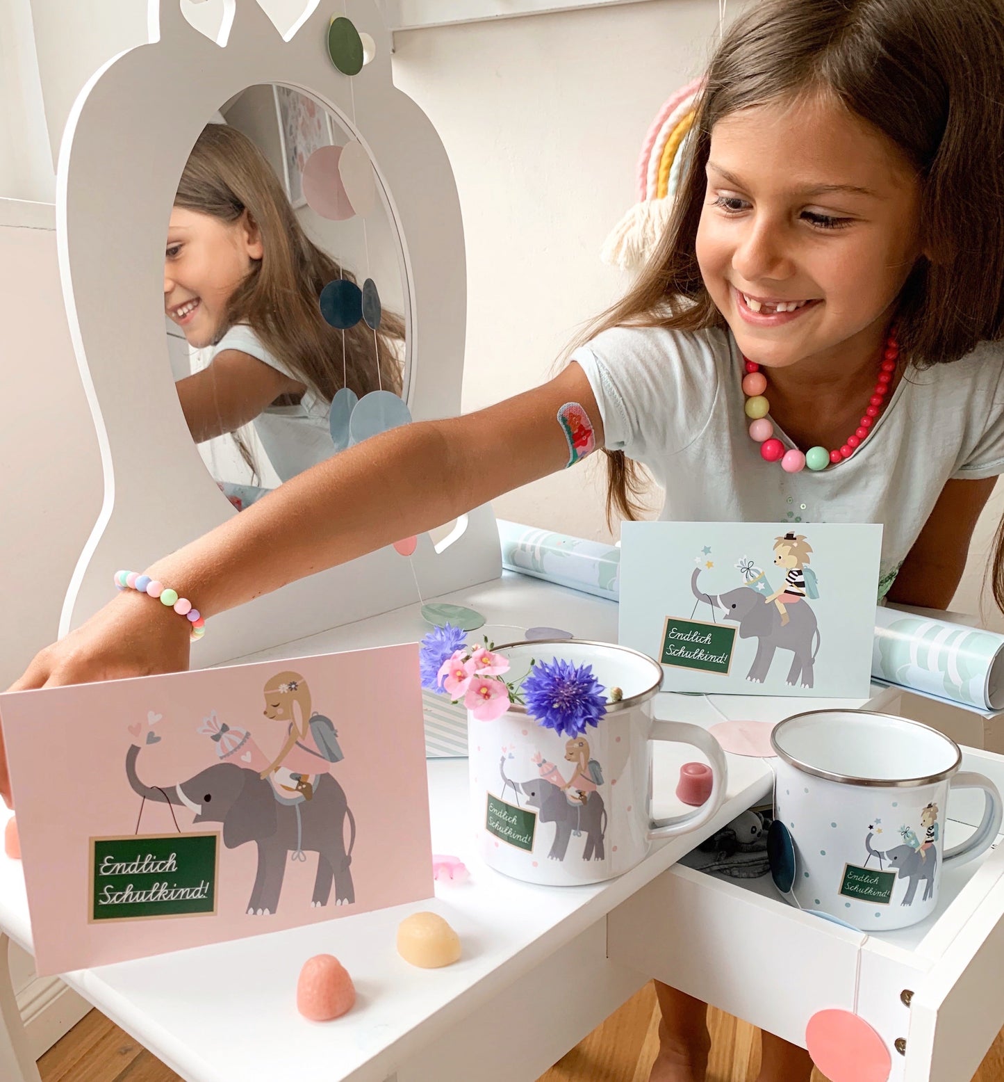 Postkarte "Schulkind"