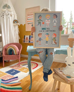 Mimirella, Jungen, Affirmation, Kinderzimmer, blau