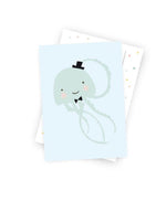 Postkarte "kleine Qualle"