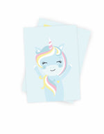 Postkarte "little Miss Unicorn"