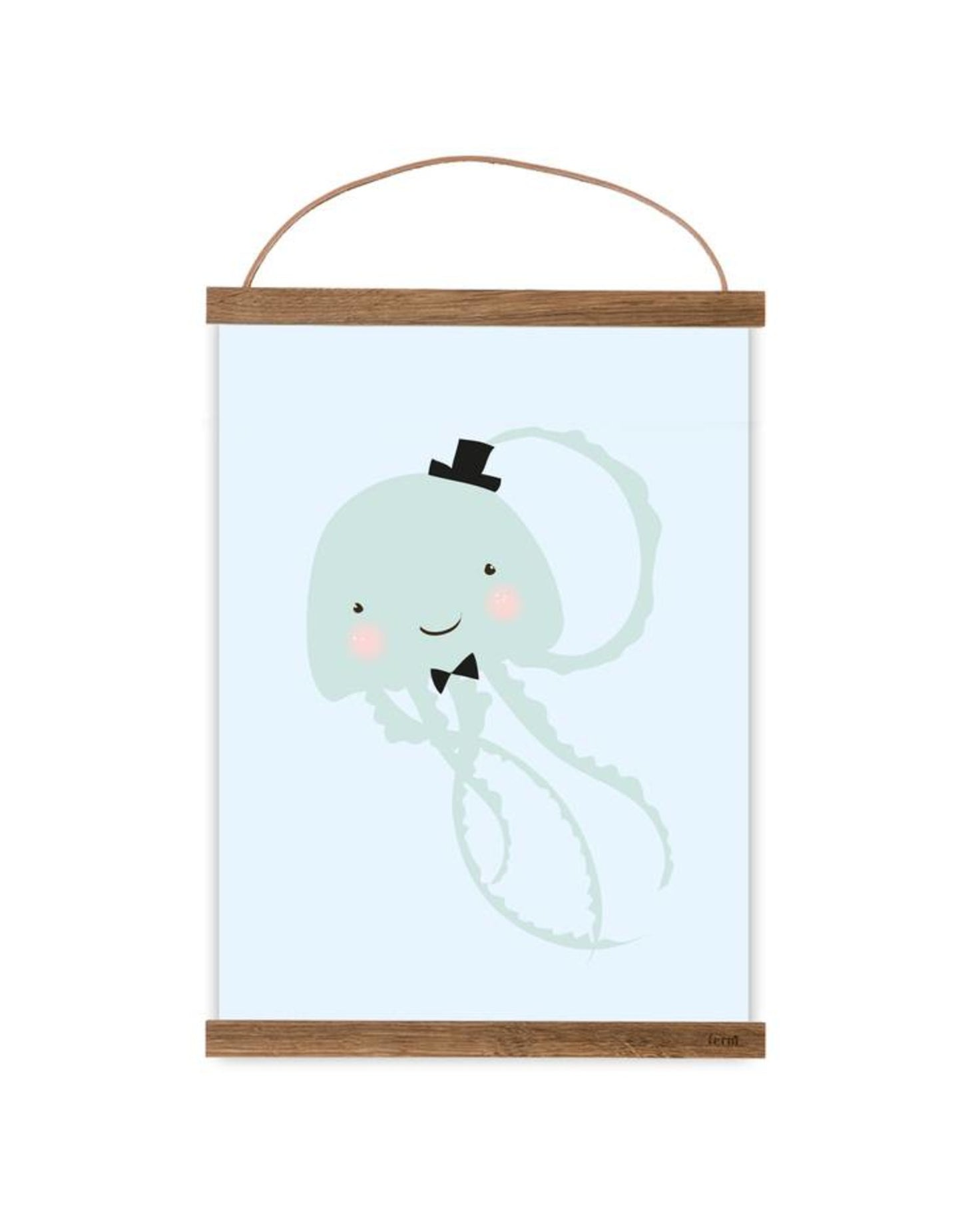 Poster "kleine Qualle"