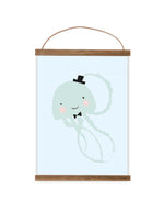 Poster "kleine Qualle"