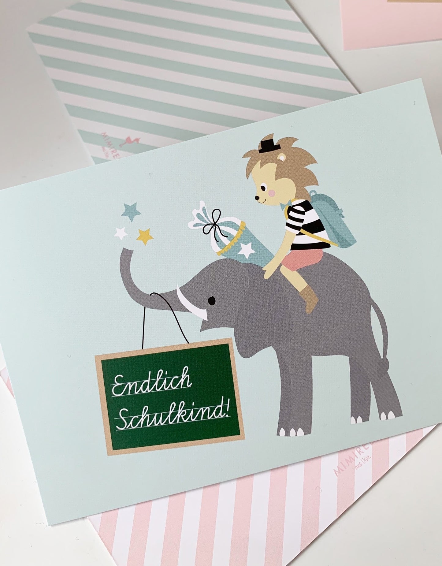 Postkarte "Schulkind"