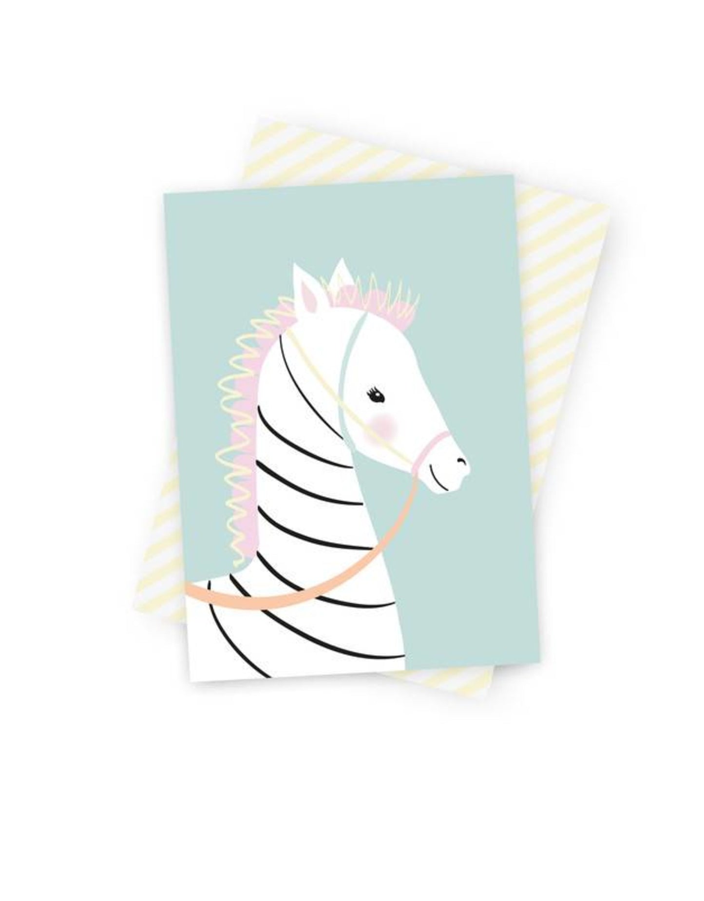Postkarte "Zoe Zebra"