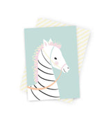 Postkarte "Zoe Zebra"