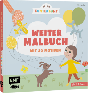 Mini Kunterbunt – Mein erstes Weitermalbuch für Kinder ab 2 Jahren