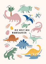 Poster "Die Welt der Dinosaurier"