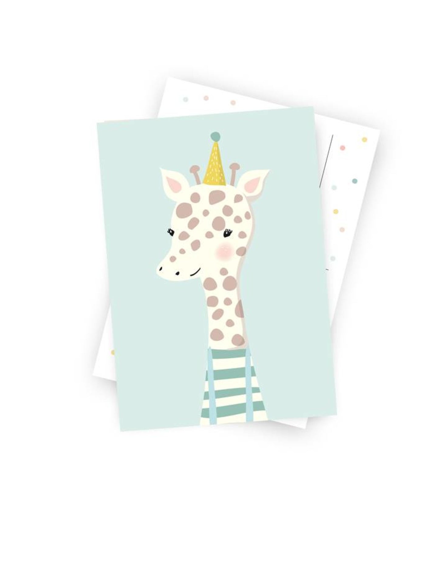 Postkarte "kleine Giraffe"