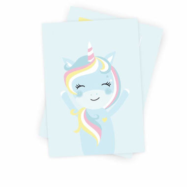 Postkarte "little Miss Unicorn"
